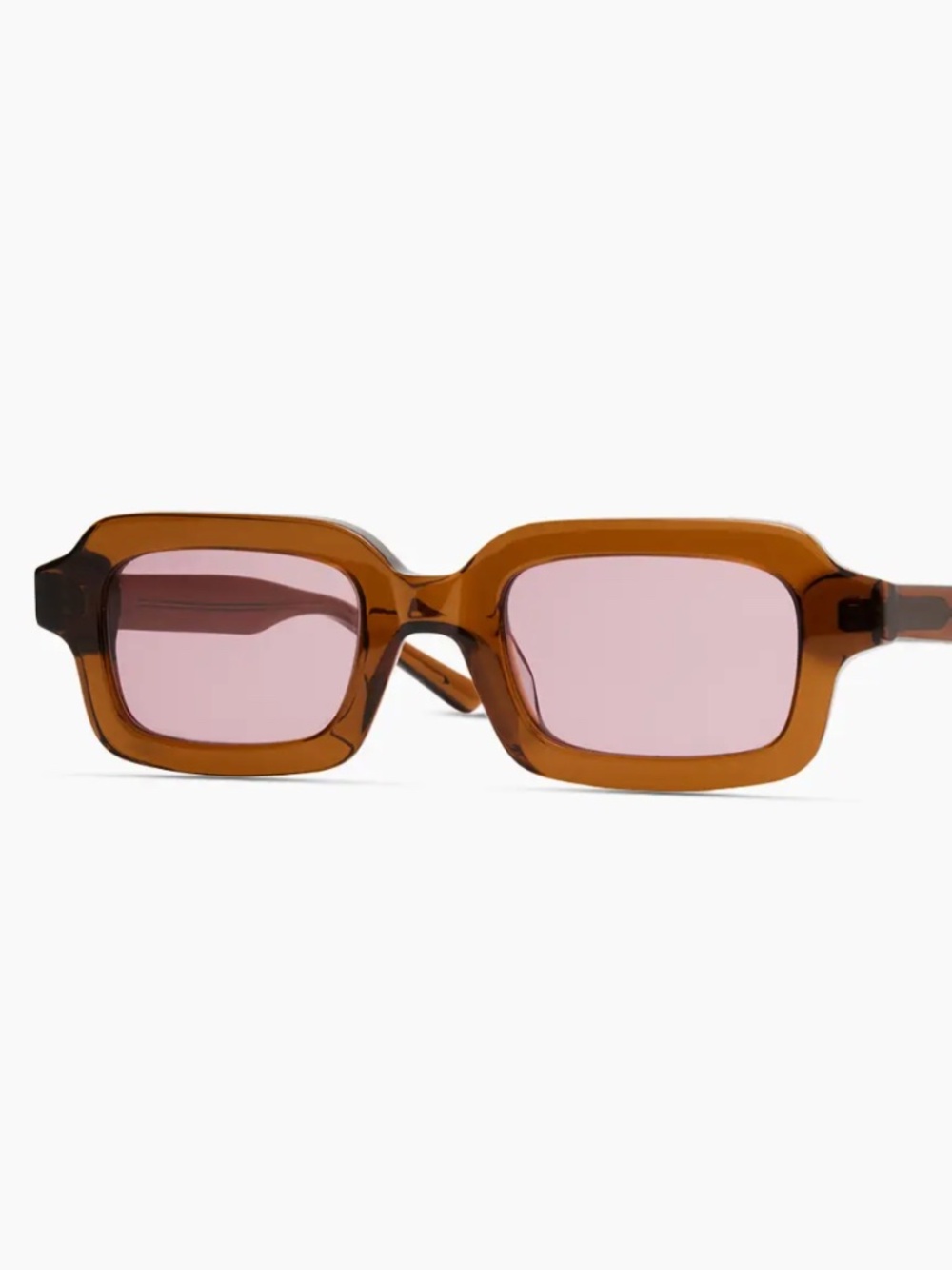 Quince Fiji Polarized Sunglasses – Clear Spice with Deep Rose lens